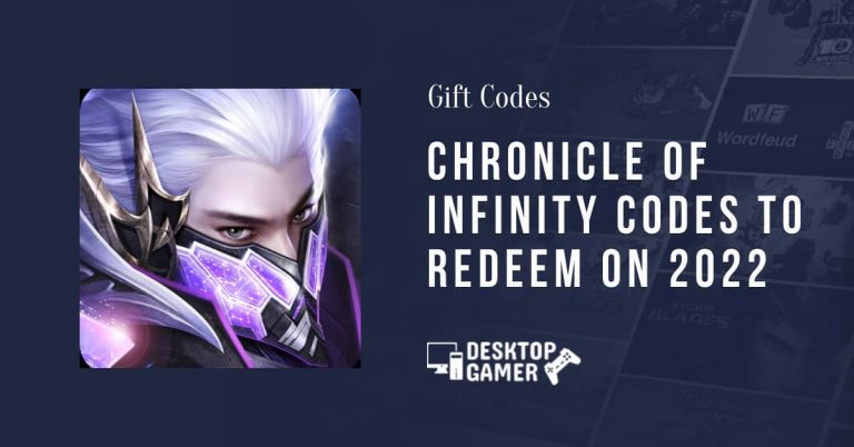 Chronicle Of Infinity Codes To Redeem On 2022