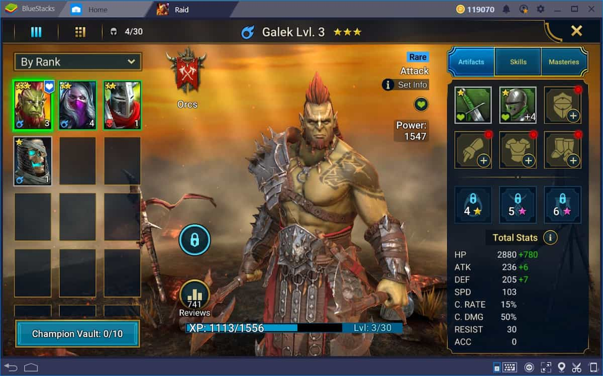 raid shadow legends bluestacks